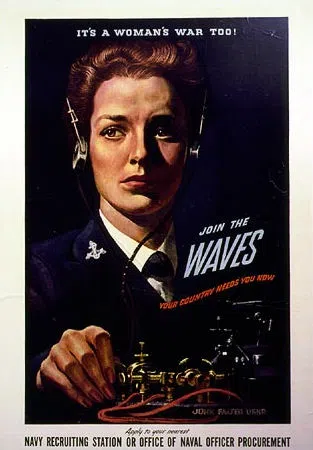 Museum of the American G.I in College Station, Texas - Image of WAVES Poster