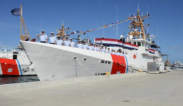 Museum of the American G.I in College Station, Texas - Image of the United States Coast Guard Cutter docked