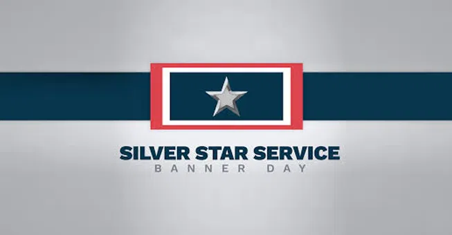 Museum of the American G.I in College Station, Texas - Image of Silver Star Service text banner