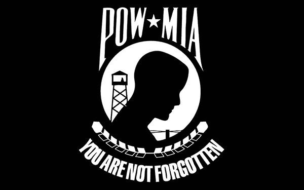 Museum of the American G.I in College Station, Texas - Image of POW MIA Flag