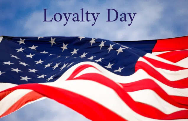 Museum of the American G.I in College Station, Texas - Image of the American flag on Loyalty Day