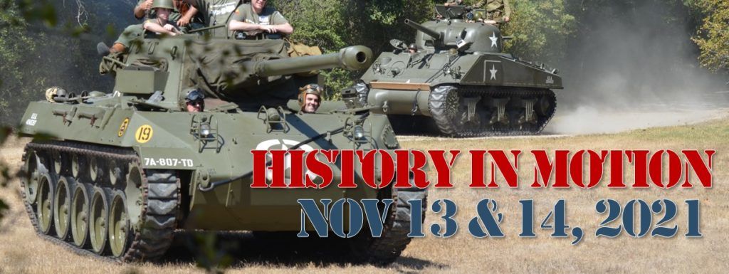 Museum of the American G.I in College Station, Texas - Image of History In Motion' Website Banner