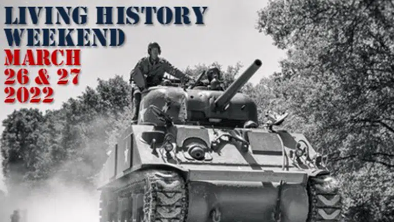 Museum of the American G.I in College Station, Texas - Image of the poster for Living History Weekend
