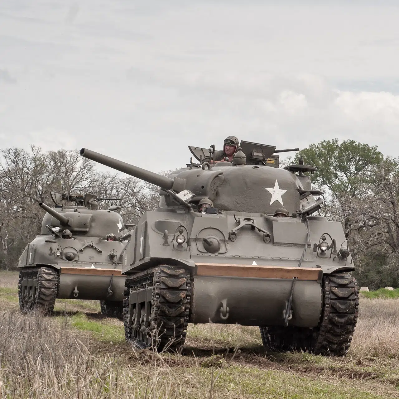 Museum of the American G.I in College Station, Texas - Image of Two Shermans