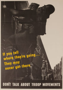 Museum of the American G.I in College Station, Texas - Poster for If you tell where they’re going - They may never get there
