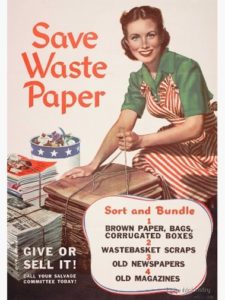 Museum of the American G.I in College Station, Texas - Image of Save Waste Paper