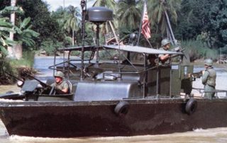 Museum of the American G.I in College Station, Texas - Image of Vietnam River Patrol Boats.