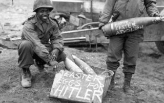 Museum of the American G.I in College Station, Texas - Image of Easter Eggs for Hitler in 1945