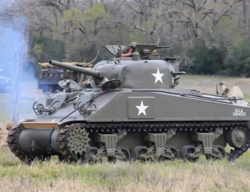 WW II’s “War Daddy” and His “In The Mood” Sherman Tank!