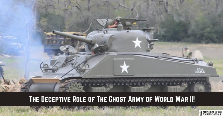 Museum of the American G.I in College Station, Texas - Image of the Post explaining the deceptive role of the ghost army of world war II